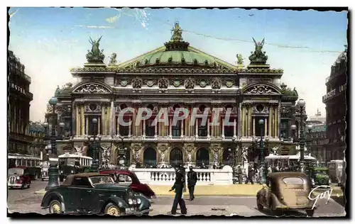 Cartes postales moderne Paris Theatre de l'Opera automobile