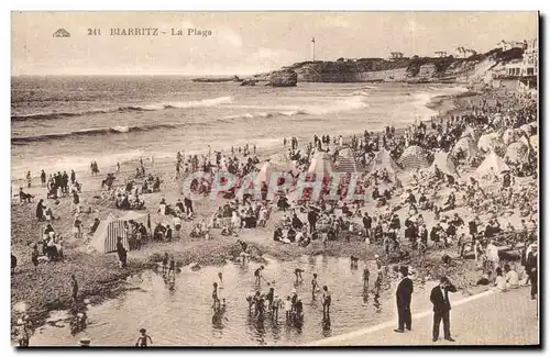 Cartes postales Biarritz La Plage