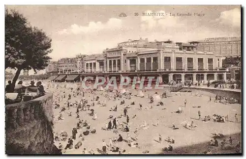 Cartes postales Biarritz La Grande Plage