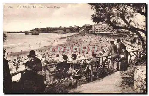 Cartes postales Biarritz La Grande Plage