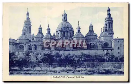 Cartes postales Zaragoza catedral del pilar