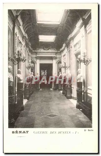 Cartes postales Senat galerie des bustes Paris