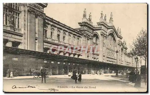 Cartes postales Paris La Gare du Nord