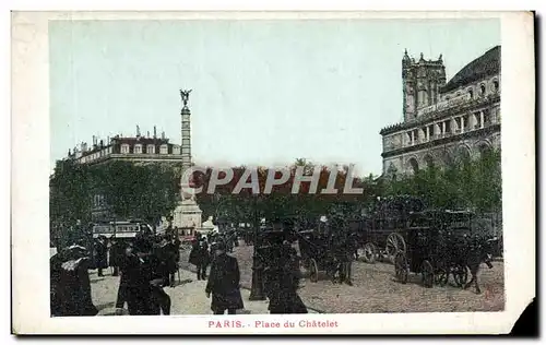 Cartes postales Paris Place du Chatelet