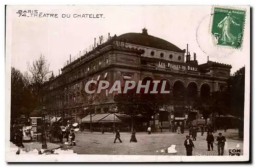 Cartes postales Paris Theatre Du Chatelet