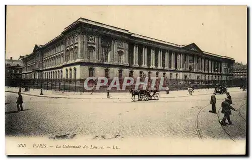 Ansichtskarte AK Paris La colonnade du Louvre