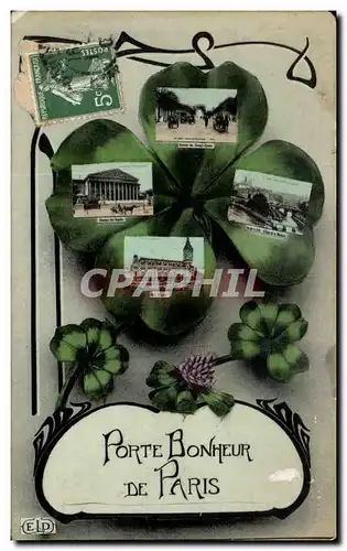 Cartes postales Porte Bonheur De Paris Trefles Champs Elysees Chambre des Deputes Gare de Lyon