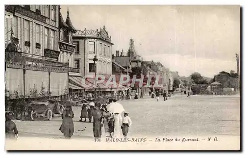 Cartes postales Malo Les Bains La place Du Kursaal