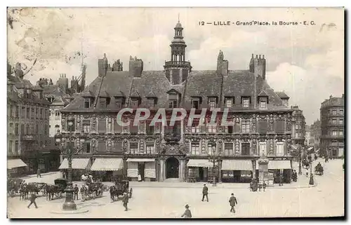 Ansichtskarte AK Lille Grand Place La Bourse