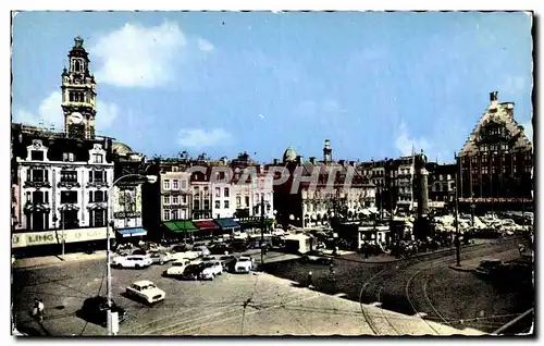 Cartes postales moderne Lille Place du General de Gaulle