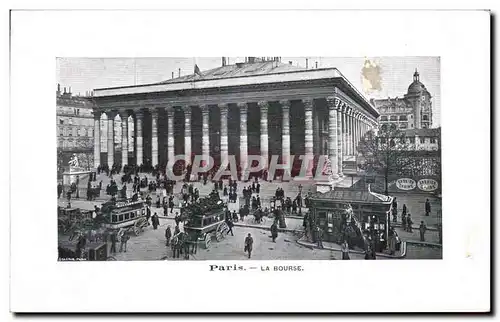 Cartes postales Paris La Bourse