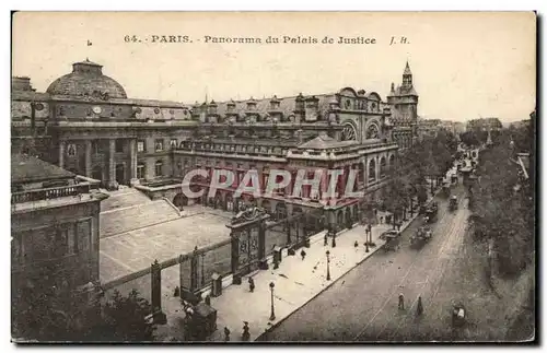 Cartes postales Paris Panorama du Palais de Justice