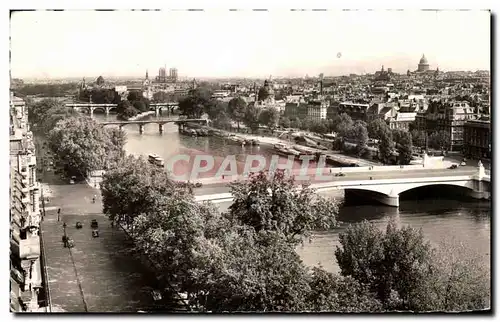 Ansichtskarte AK Paris Vue Panoramique sur la Seine