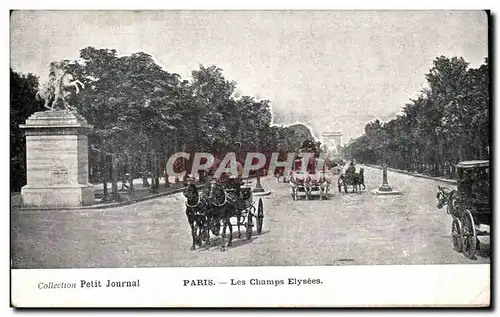 Cartes postales Collection Petit Journal Paris Les Champs Elysees