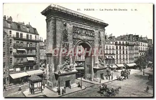 Cartes postales Paris La Porte St Denis