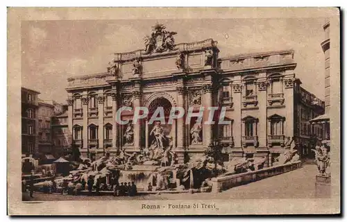 Cartes postales Roma Fontana di Trevi