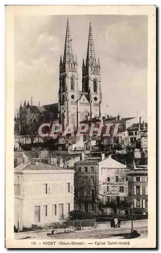 Cartes postales Niort Eglise Saint Andre