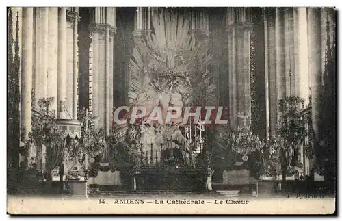 Cartes postales Amiens La Cathedrale Le Choeur