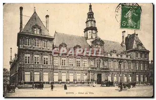 Cartes postales Reims Hotel de Ville