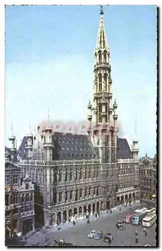 Ansichtskarte AK Bruxelles Grand Place Hotel de Ville Brussel grote Markt Stadhuis Brussels Town hall and Square