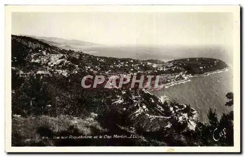 Ansichtskarte AK Vue sur Roquebrune et le Cap Martin