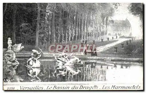 Cartes postales Versailles Le Bassin du Dragon Les Marmousels