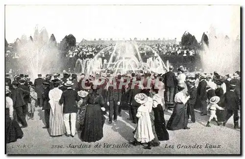 Cartes postales Jardins de Versailles Les Grandes Eaux