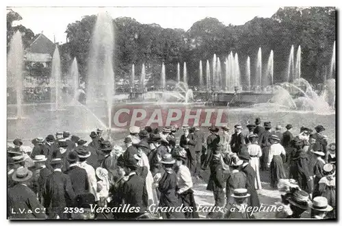 Cartes postales Versailles Grandes Eaux a Neptune