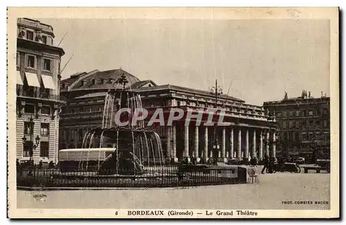 Cartes postales Bordeaux (Gironde) Le Grand Theatre