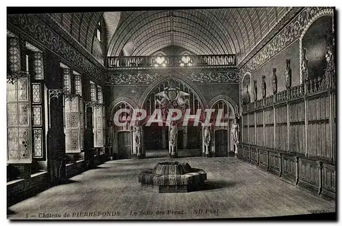 Ansichtskarte AK Chateau de Pierrefonds La Salle des Preux