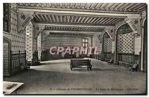 Cartes postales Chateau de Pierrefonds La Salle de Reception