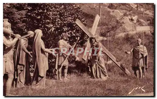 Cartes postales Lourdes Le Calvaire Jesus rencontre sa Mere