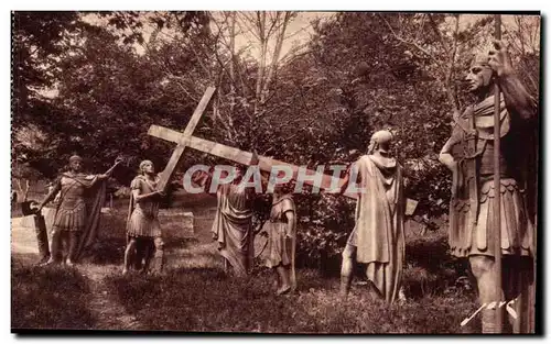 Ansichtskarte AK Lourdes Le Calvaire Jesus charge de sa Croix