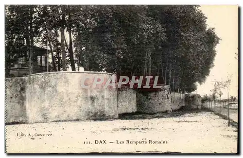 Cartes postales Dax Les Remparts Romains