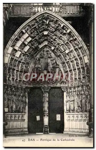 Cartes postales Dax Portique de la Cathedrale