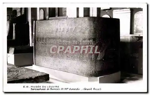 Cartes postales moderne Musee Du Louvre Sarcophage de Ramses Egypte