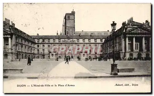 Cartes postales Dijon L&#39Hotel de Ville et la Place d&#39Armes