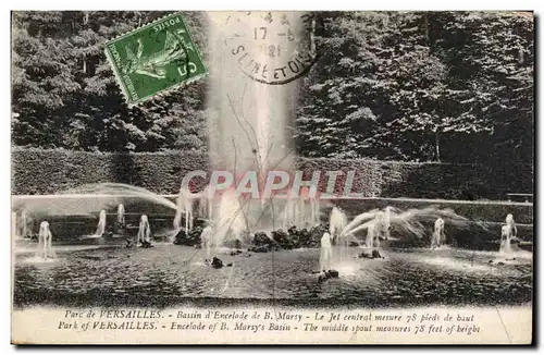 Cartes postales Versailles Bassin d'Encelade de Marsy