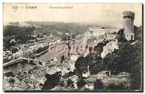 Cartes postales Dinant Panorama generale