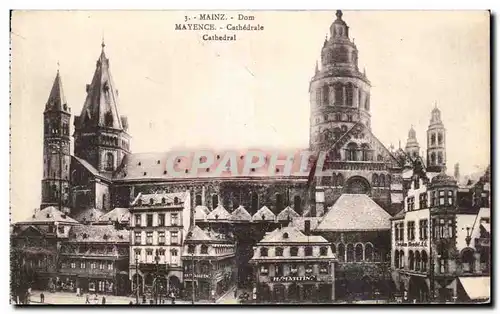 Cartes postales Mainz Dom Mayence Cathedrale Cathedral