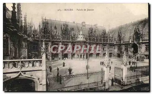 Cartes postales Rouen Palais de Justice