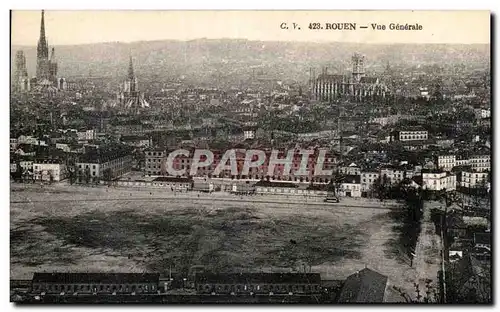 Cartes postales Rouen Vue generale