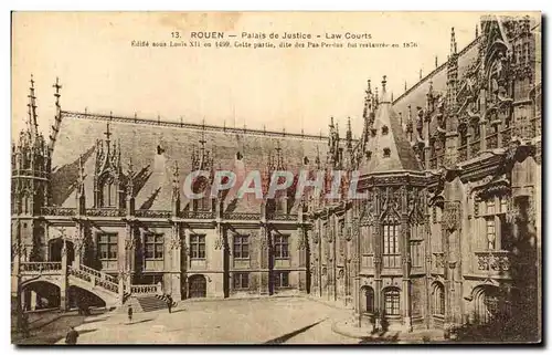 Cartes postales Rouen Palais de Justice