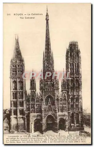 Cartes postales Rouen La cathedrale