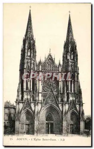 Cartes postales Rouen L&#39Eglise Saint Ouen