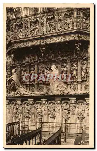 Ansichtskarte AK Rouen Seine Inferieure Monument des cardinaux d&#39Amboise a l&#39interieur de la cathedrale