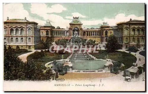 Cartes postales Marseille Palais Longchamp