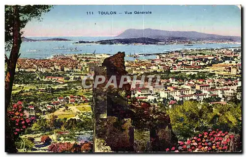 Cartes postales Toulon vue Generale