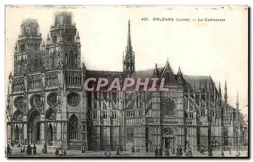 Cartes postales Orleans Loiret La Cathedrale