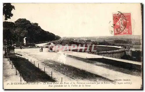 Ansichtskarte AK St Germain en Laye Le Rond Point des Foses et la terrasse